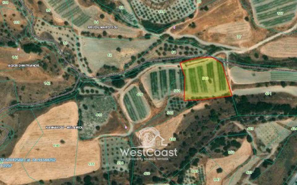 Residential Land  For Sale  in  Polis